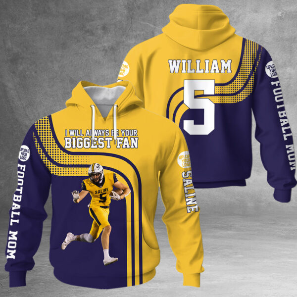 I Will Always Be Your Biggest Fan Personalized All Over Print Shirt For Family K1702 - Image 4
