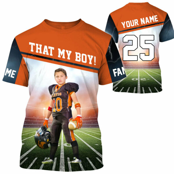 I Will Always Be Your Biggest Fan Personalized All Over Print Shirt For Football Mom Grandma Sport Family K1702 - Image 7