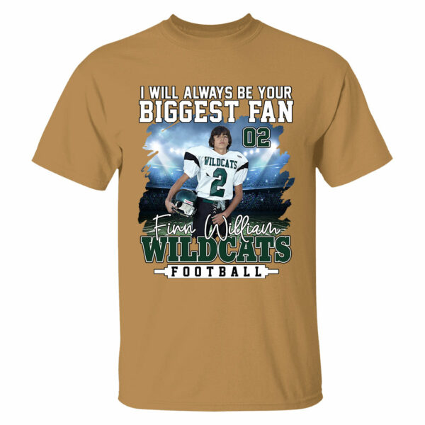 I Will Always Be Your Biggest Fan Personalized Shirt For Football Mom Grandma Sport Family - Image 11