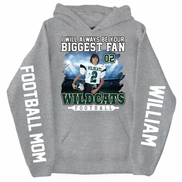 I Will Always Be Your Biggest Fan Personalized Shirts For Football Mom Grandma Sport Family - Image 12