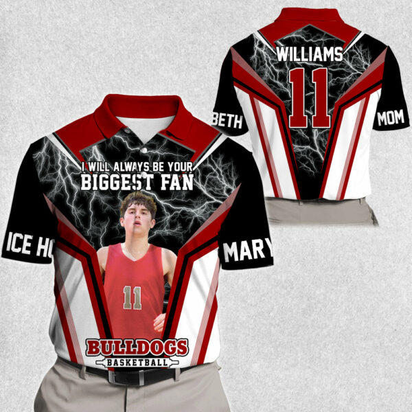 I Will Always Be Your Biggest Fan Vr3 Personalized All Over Print Shirt For Basketball Mom Grandma Sport Family - Image 2