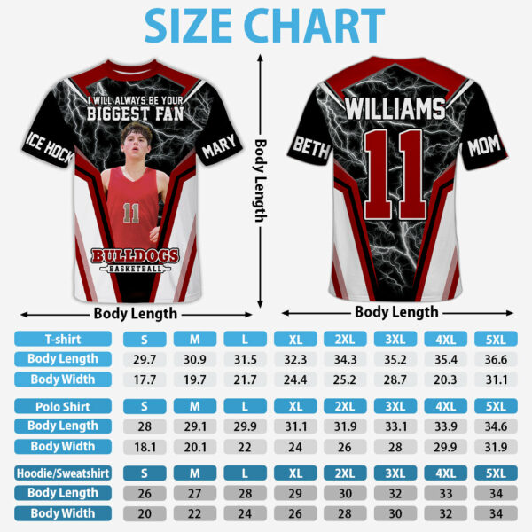 I Will Always Be Your Biggest Fan Vr3 Personalized All Over Print Shirt For Basketball Mom Grandma Sport Family - Image 7