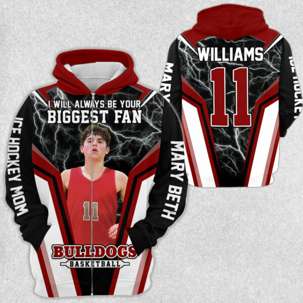 I Will Always Be Your Biggest Fan Vr3 Personalized All Over Print Shirt For Basketball Mom Grandma Sport Family - Image 6