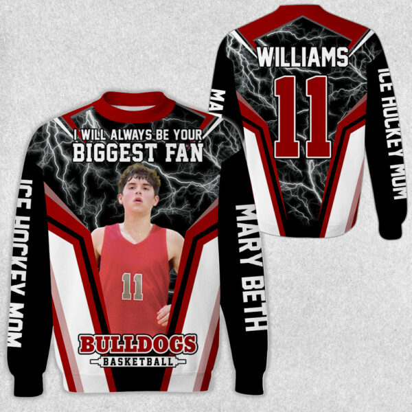 I Will Always Be Your Biggest Fan Vr3 Personalized All Over Print Shirt For Basketball Mom Grandma Sport Family - Image 4
