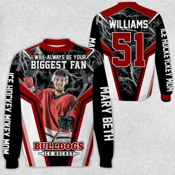 I Will Always Be Your Biggest Fan Vr3 Personalized All Over Print Shirt For Ice Hockey Mom Grandma Sport Family - Image 4