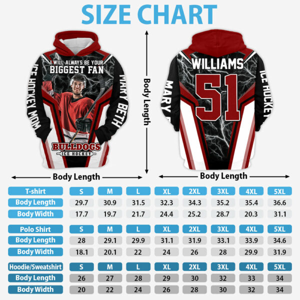 I Will Always Be Your Biggest Fan Vr3 Personalized All Over Print Shirt For Ice Hockey Mom Grandma Sport Family - Image 7