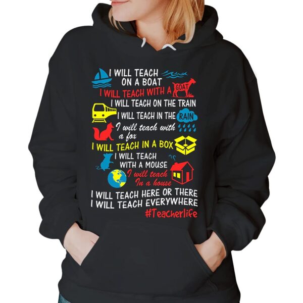I Will Teach On A Boat I Will Teach With A Goat Personalized Shirt For Teacher - Image 3