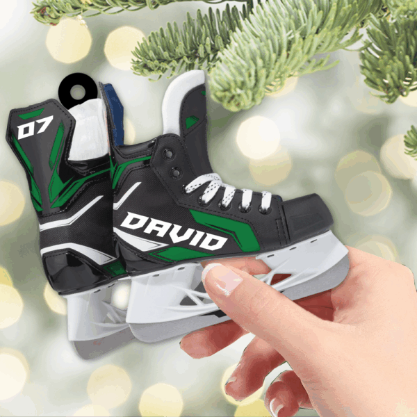 Ice Hockey Skates Acrylic Christmas Ornament Gift For Hockey Lovers H2511 - Image 6