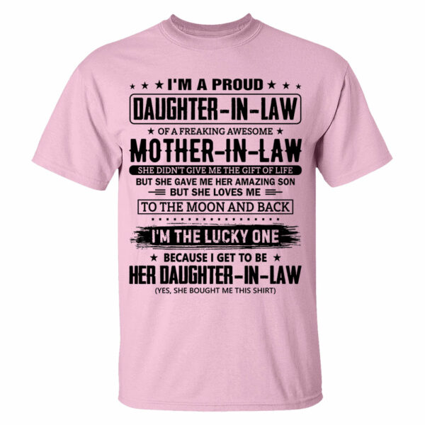 I'm A Proud Daughter-In-Law Of A Freaking Awesome Mother-In-Law Shirt Perfect Gift For Daughter-In-Law - Image 16