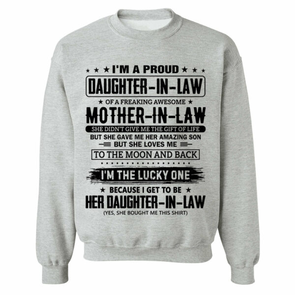 I'm A Proud Daughter-In-Law Of A Freaking Awesome Mother-In-Law Shirt Perfect Gift For Daughter-In-Law - Image 9