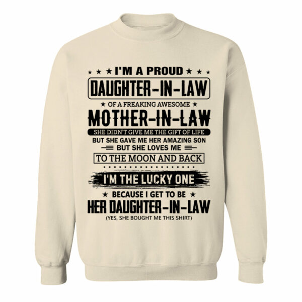 I'm A Proud Daughter-In-Law Of A Freaking Awesome Mother-In-Law Shirt Perfect Gift For Daughter-In-Law - Image 10