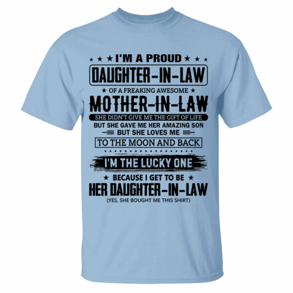 I'm A Proud Daughter-In-Law Of A Freaking Awesome Mother-In-Law Shirt Perfect Gift For Daughter-In-Law - Image 11