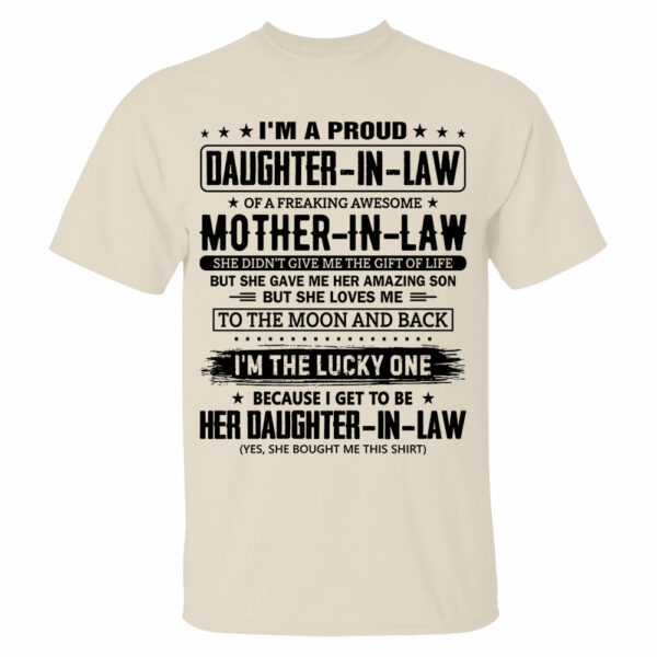 I'm A Proud Daughter-In-Law Of A Freaking Awesome Mother-In-Law Shirt Perfect Gift For Daughter-In-Law - Image 7