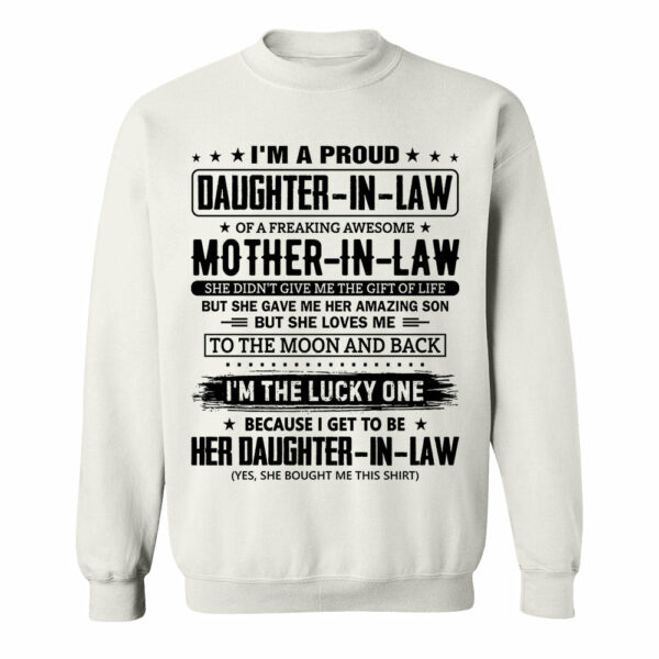 I'm A Proud Daughter-In-Law Of A Freaking Awesome Mother-In-Law Shirt Perfect Gift For Daughter-In-Law - Image 6