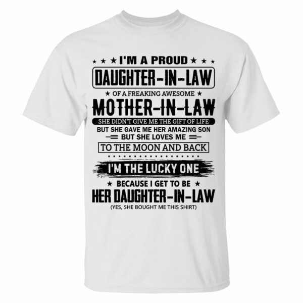 I'm A Proud Daughter-In-Law Of A Freaking Awesome Mother-In-Law Shirt Perfect Gift For Daughter-In-Law - Image 13