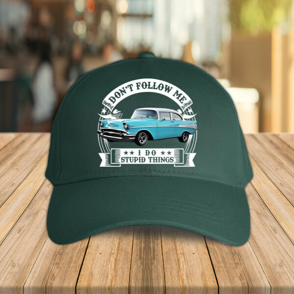 I'm Not Old I'm Classic Funny Car Graphic Personalized Car's Photo Classic Cap - Image 2