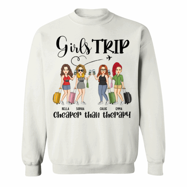 It's Girls Trip Traveling - Personalized Shirt - Image 5