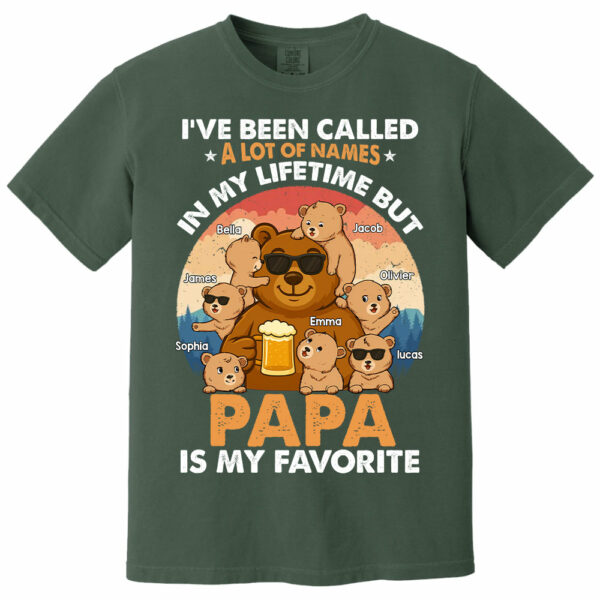 I've Been Called Shirt, Personalized Papa Bear Shirt, Gift For Dad, Grandpa A2110 - Image 12
