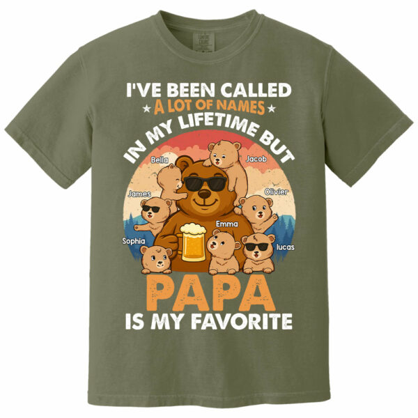 I've Been Called Shirt, Personalized Papa Bear Shirt, Gift For Dad, Grandpa A2110 - Image 7