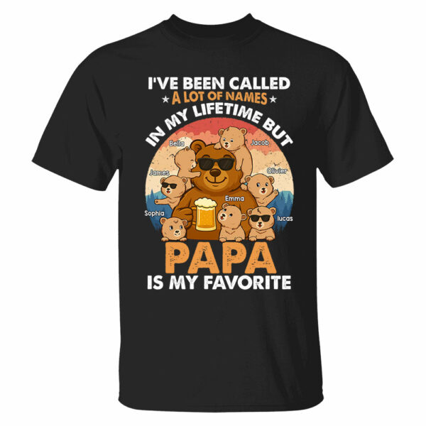 I've Been Called Shirt, Personalized Papa Bear Shirt, Gift For Dad, Grandpa A2110 - Image 2