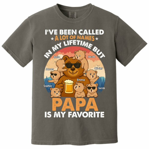 I've Been Called Shirt, Personalized Papa Bear Shirt, Gift For Dad, Grandpa A2110 - Image 10