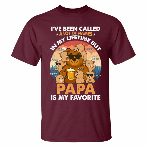 I've Been Called Shirt, Personalized Papa Bear Shirt, Gift For Dad, Grandpa A2110 - Image 5