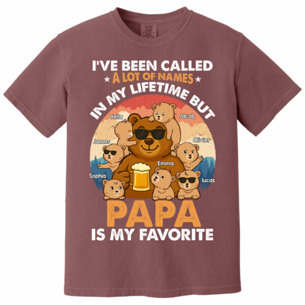 I've Been Called Shirt, Personalized Papa Bear Shirt, Gift For Dad, Grandpa A2110 - Image 9