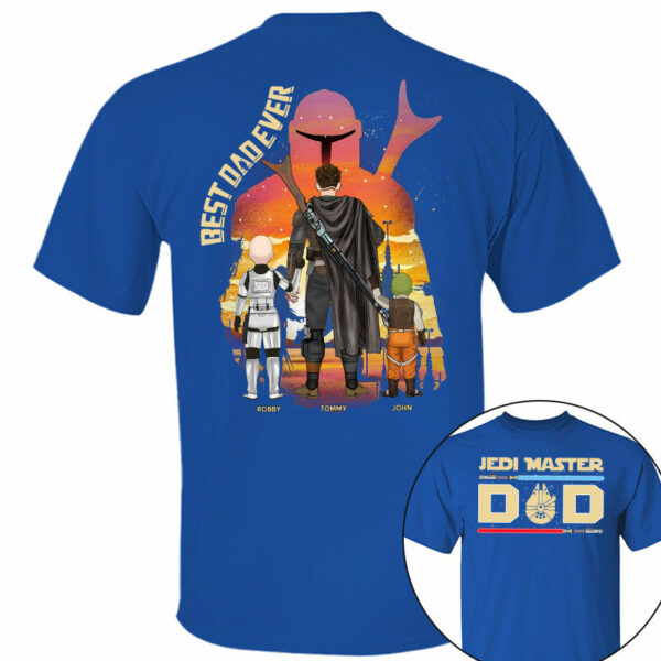 Jedi Master Dad - Personalized Shirt For Dad - Image 5