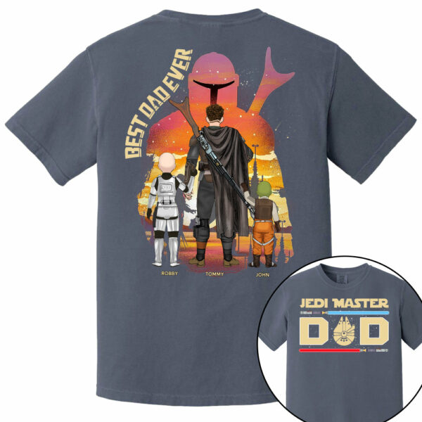 Jedi Master Dad - Personalized Shirt For Dad - Image 15
