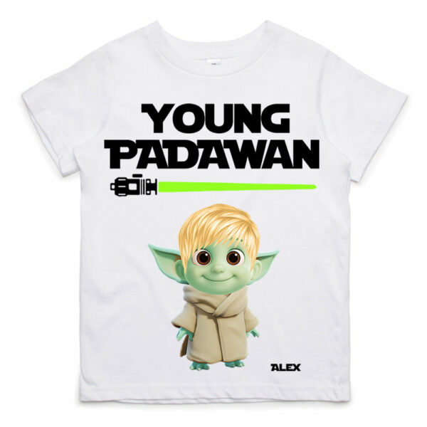 Jedi Master Young Padawan - Personalized Matching Shirts For Dad and Children - Image 7