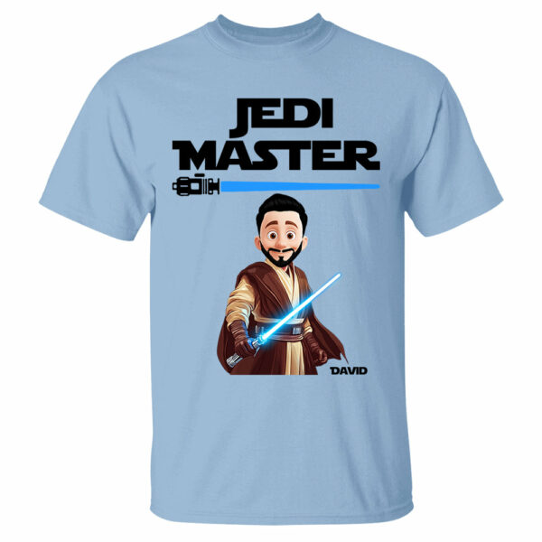 Jedi Master Young Padawan - Personalized Matching Shirts For Dad and Children - Image 5