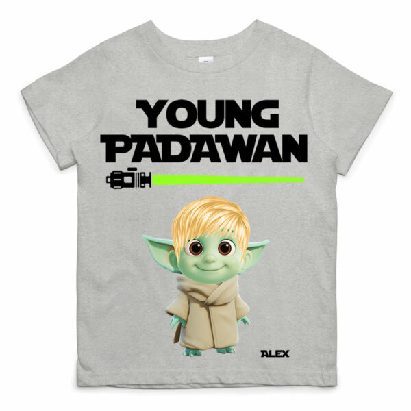 Jedi Master Young Padawan - Personalized Matching Shirts For Dad and Children - Image 8