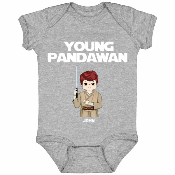 Jedi Master & Young Pandawan Personalized Matching Shirt - Father's Day Gift For New Dad - Image 13