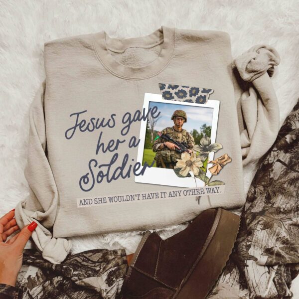 Jesus Gave Her - Custom Upload Photo Shirt