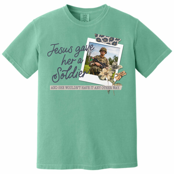 Jesus Gave Her - Custom Upload Photo Shirt - Image 8