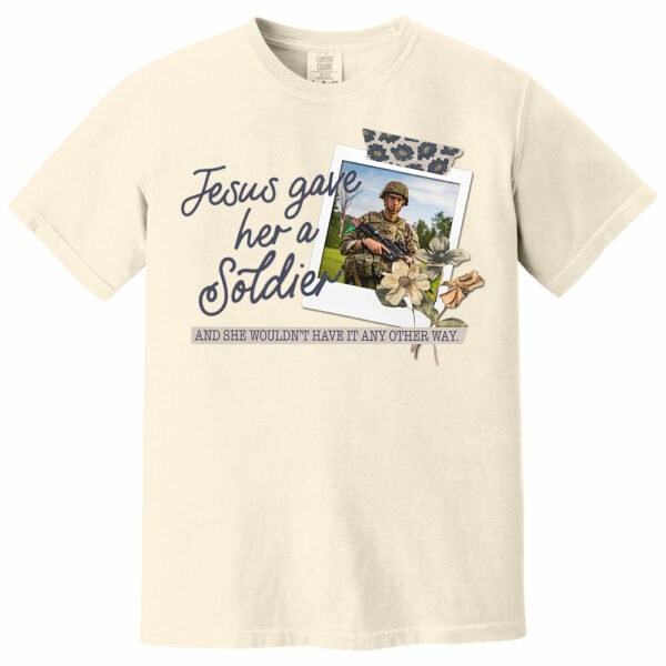 Jesus Gave Her - Custom Upload Photo Shirt - Image 5