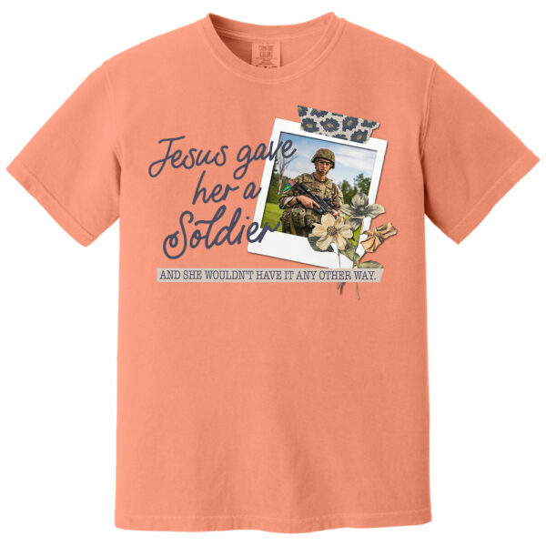 Jesus Gave Her - Custom Upload Photo Shirt - Image 4