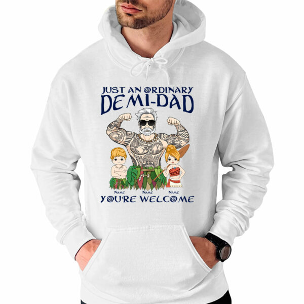 Just An Ordinary Demi Dad Custom Shirt Gift For Dad - Image 4