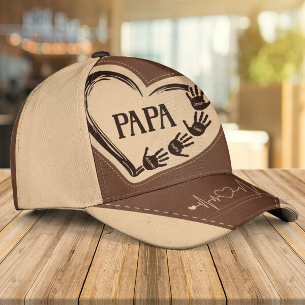 Legend, Husband, Dad And Papa Since - Personalized Classic Cap - Image 5