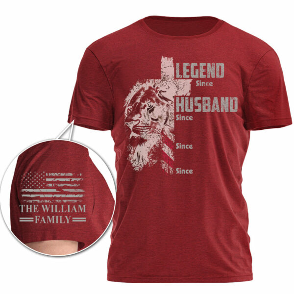 Legend, Husband, Dad, Papa, Personalized Shirt Gift For Dad, Custom Father's Day Gift T1807 - Image 6