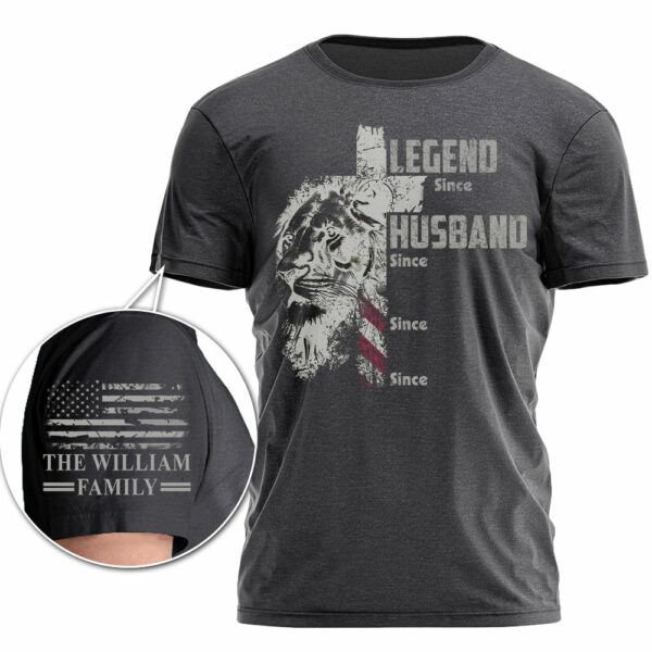 Legend, Husband, Dad, Papa, Personalized Shirt Gift For Dad, Custom Father's Day Gift T1807 - Image 4