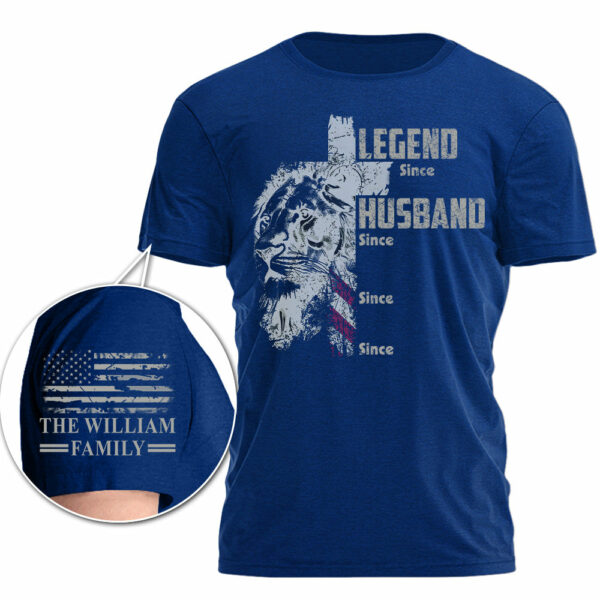 Legend, Husband, Dad, Papa, Personalized Shirt Gift For Dad, Custom Father's Day Gift T1807 - Image 3