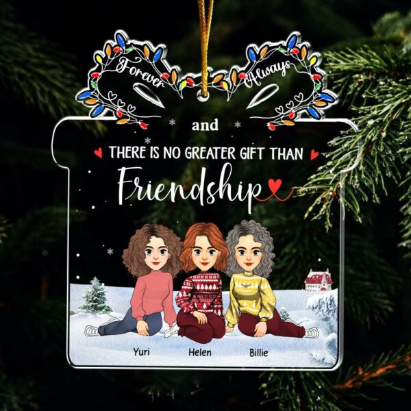 Let The Good Times Roll - Bestie Personalized Custom Ornament - Christmas Gift For Best Friends, BFF, Sisters Vr3 - Image 6