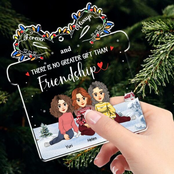 Let The Good Times Roll - Bestie Personalized Custom Ornament - Christmas Gift For Best Friends, BFF, Sisters Vr3 - Image 7