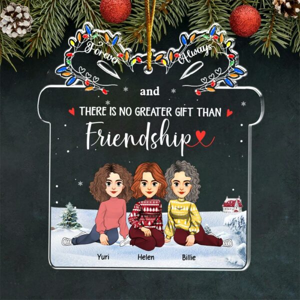 Let The Good Times Roll - Bestie Personalized Custom Ornament - Christmas Gift For Best Friends, BFF, Sisters Vr3 - Image 3