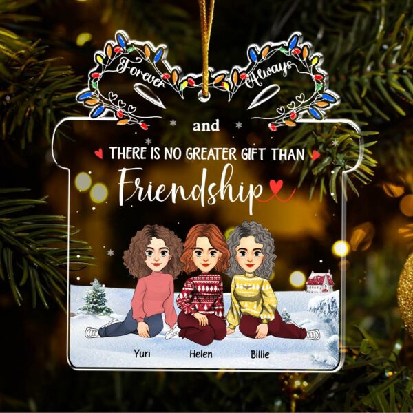 Let The Good Times Roll - Bestie Personalized Custom Ornament - Christmas Gift For Best Friends, BFF, Sisters Vr3 - Image 4