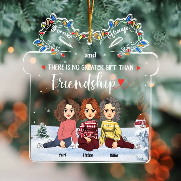 Let The Good Times Roll - Bestie Personalized Custom Ornament - Christmas Gift For Best Friends, BFF, Sisters Vr3 - Image 2