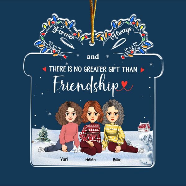 Let The Good Times Roll - Bestie Personalized Custom Ornament - Christmas Gift For Best Friends, BFF, Sisters Vr3 - Image 5