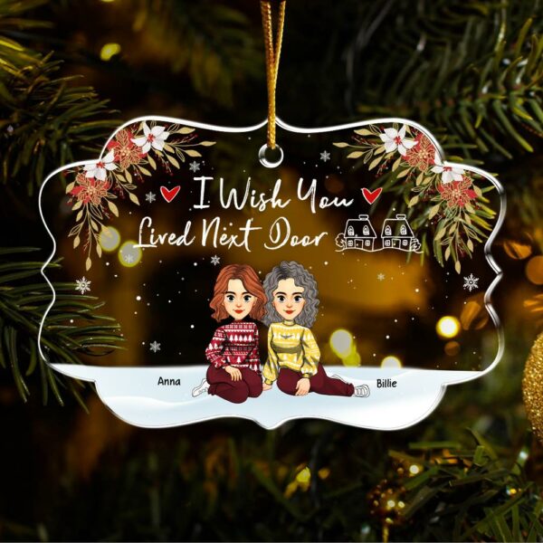 Let The Good Times Roll - Bestie Personalized Custom Ornament - Christmas Gift For Best Friends, BFF, Sisters Vr4 - Image 4