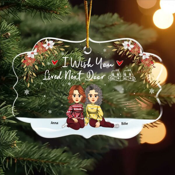 Let The Good Times Roll - Bestie Personalized Custom Ornament - Christmas Gift For Best Friends, BFF, Sisters Vr4